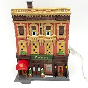 Department 56 Luchow’s German Restaurant NO SIGN Christmas in the City Village
